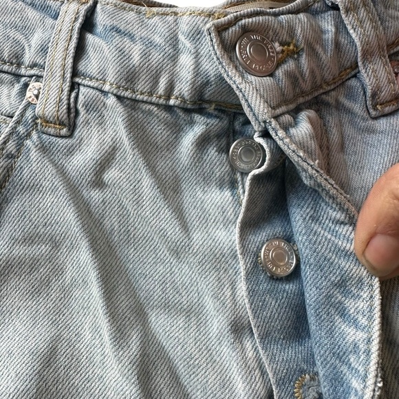 Free People Old West Slouchy High-Rise Wide Leg Jeans Canyon Blue NWT 31 and 32 - Picture 5 of 16